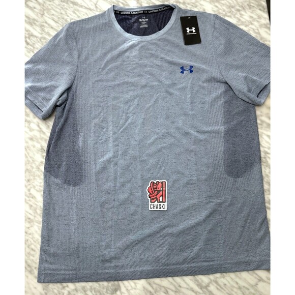 Under Armour Training Jersey Mens XL Vanish Seamless Blue 1382801 465 - Picture 1 of 8